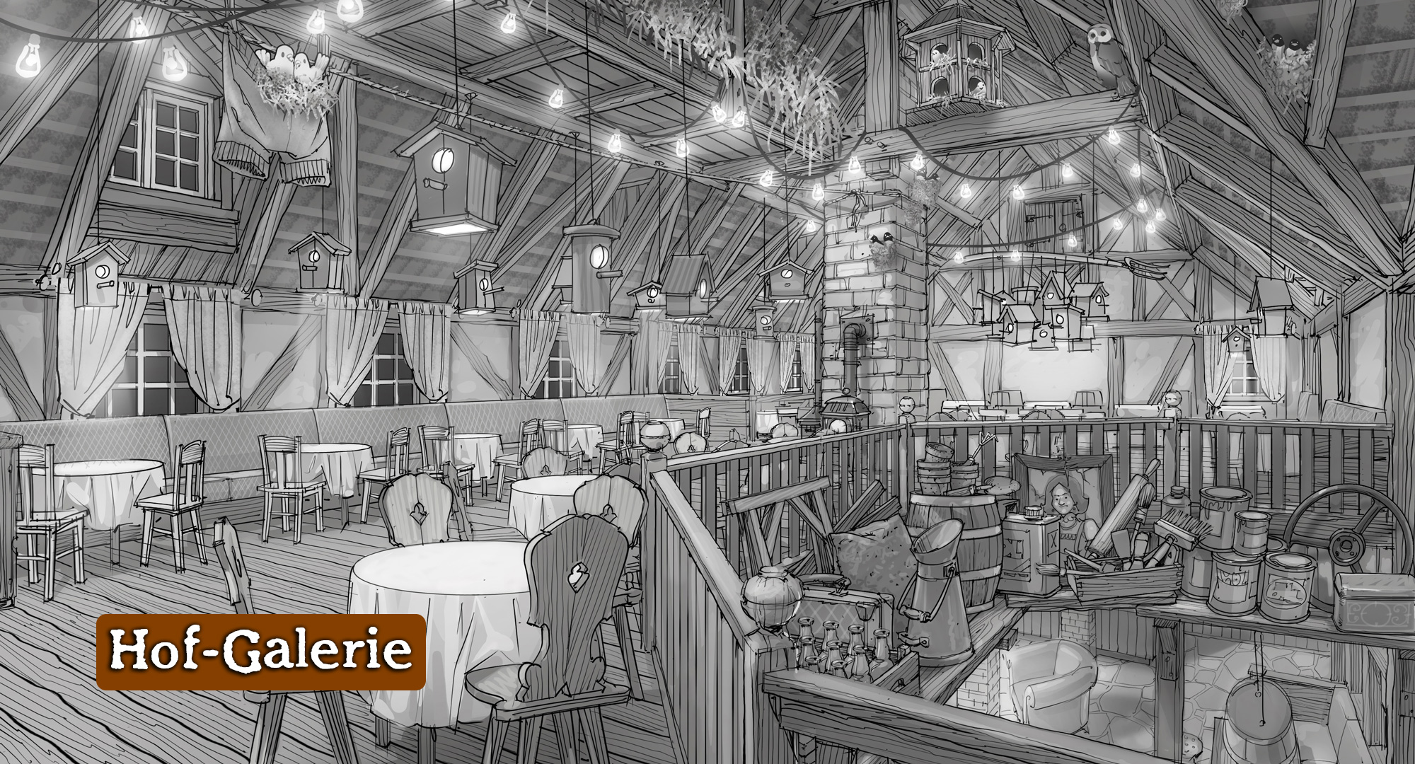 Skizze Hof-Galerie