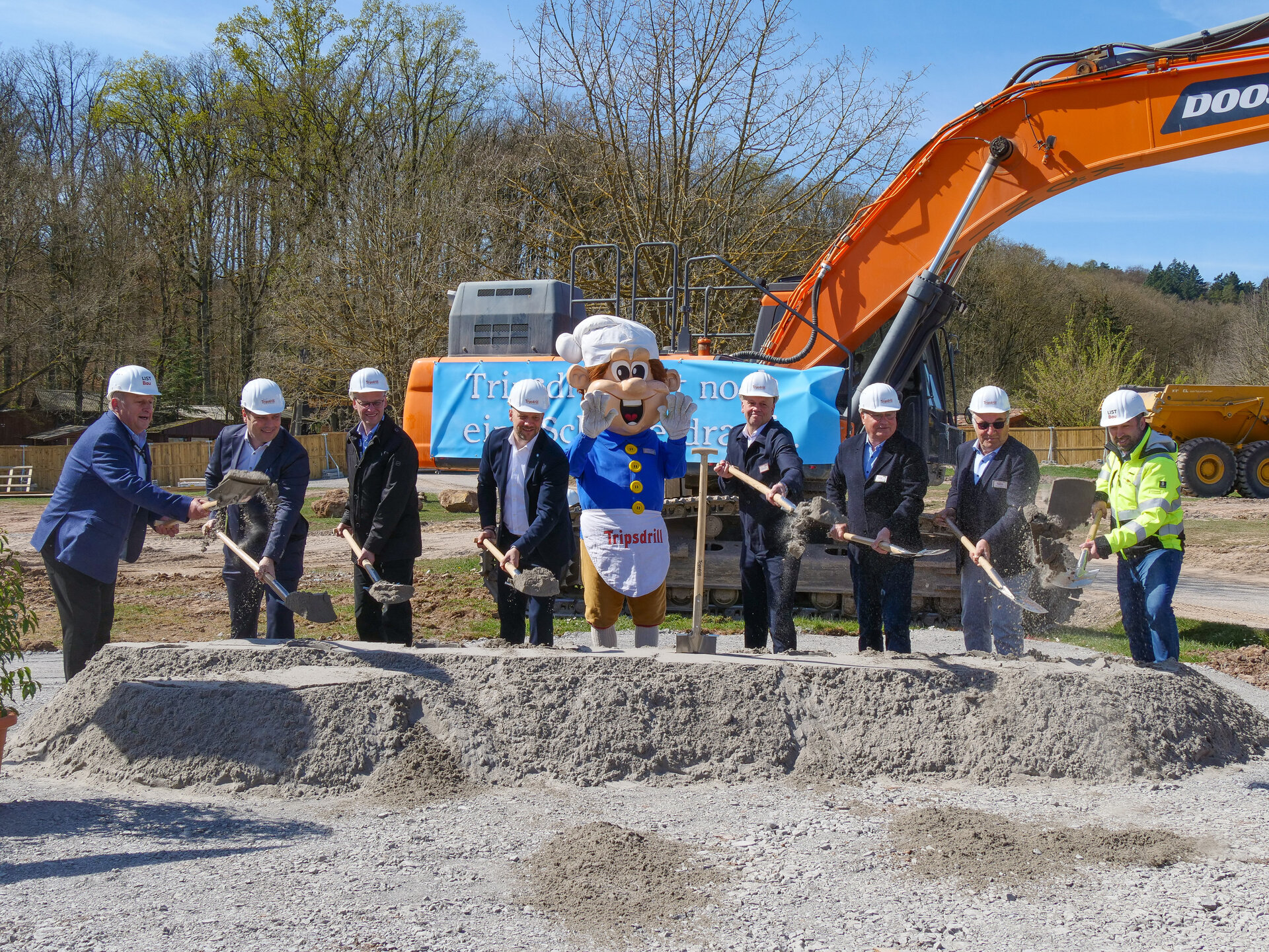 Spatenstich Großbauprojekt